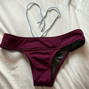maroon jolyn bottoms